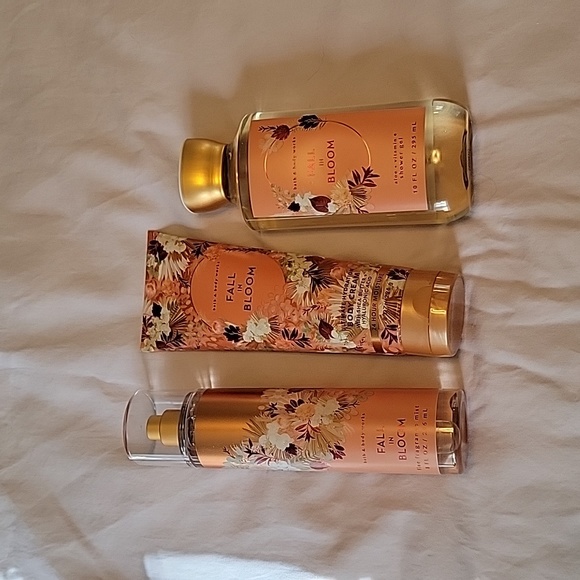 Bath & Body Works Bath & Body New Never Used Bath And Body Works Set Of Three Fall In Bloom